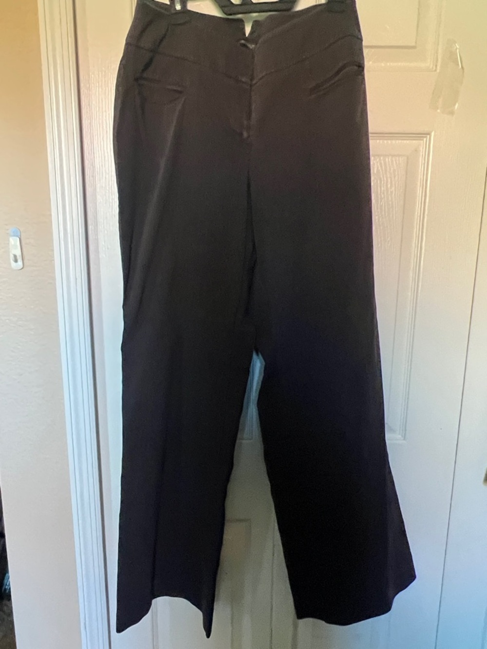 Lane Bryant Black Wide-Leg Dress Pants